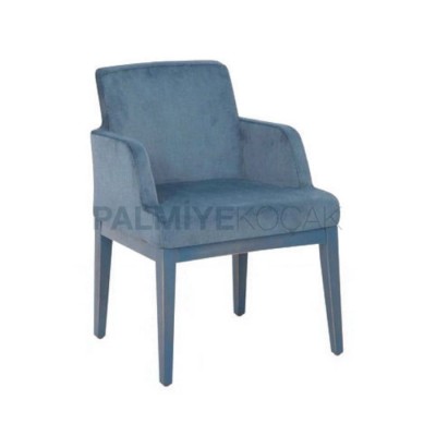 Poliüretan Boyalı Mavi Kumaşlı Mavi Sandalye