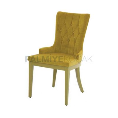 Poliüretan Döşemeli Kumaş Yeşil Fıstık Sandalye